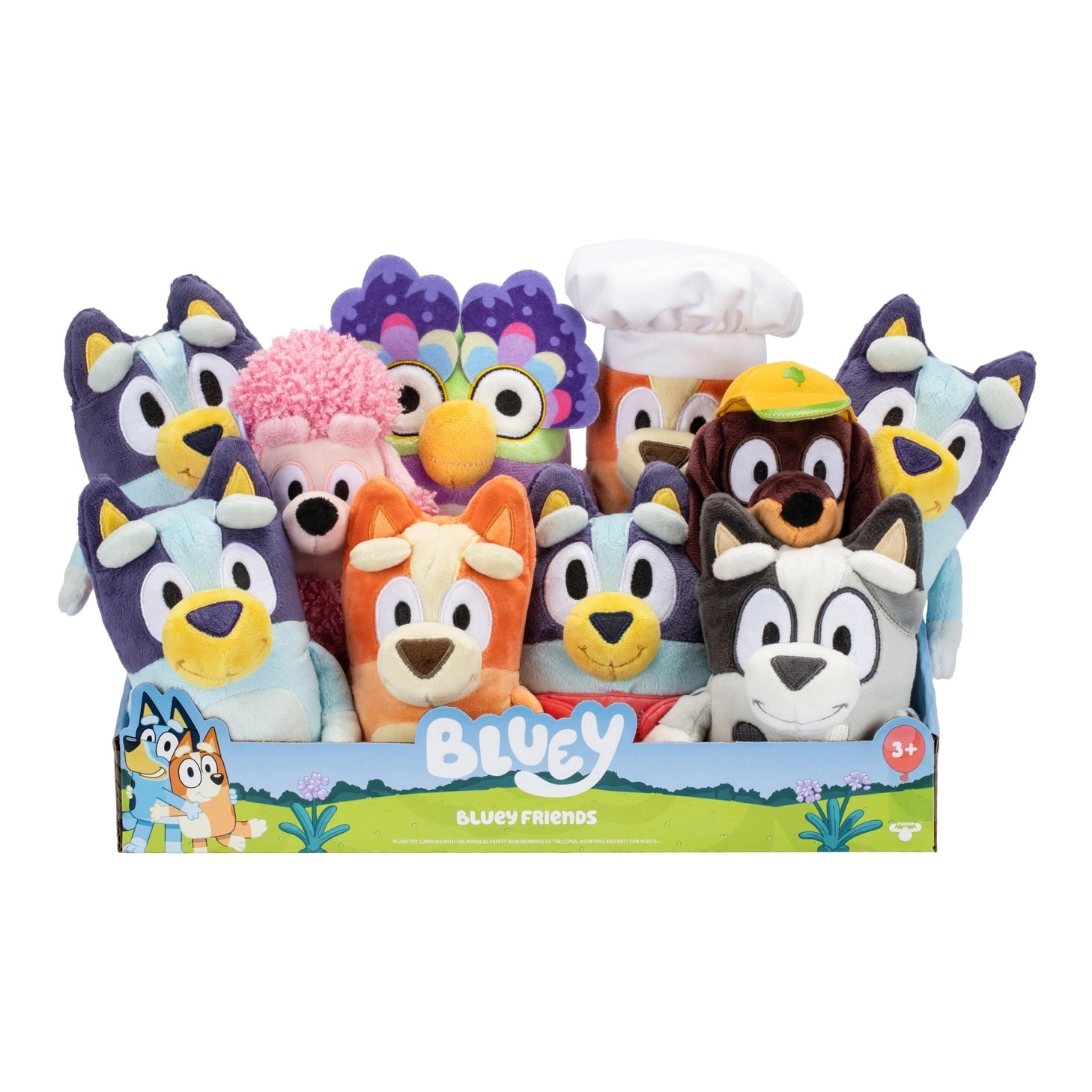 Moose Toys Blue S1 - 8-inch Plush