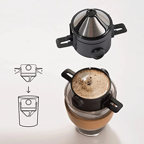 Portable Coffee Filter - Stainless Steel Mesh