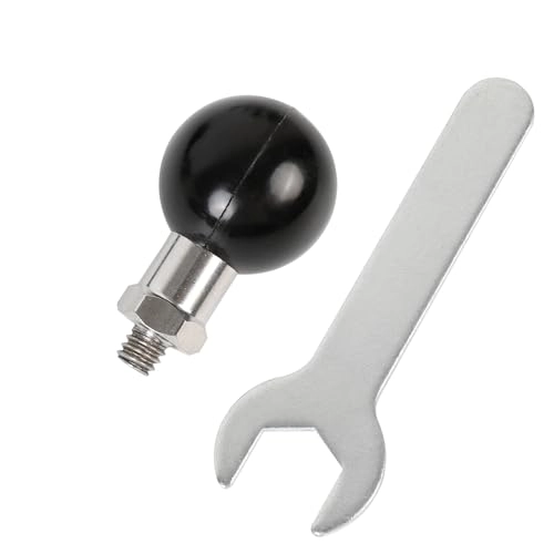 1" Ball Mount Adapter - 1/4"-20 Threaded Bolt B Size Double Socket Arm