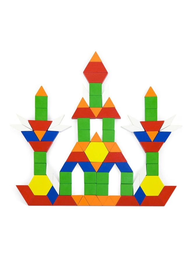 Wood Pattern Blocks - 250 pcs