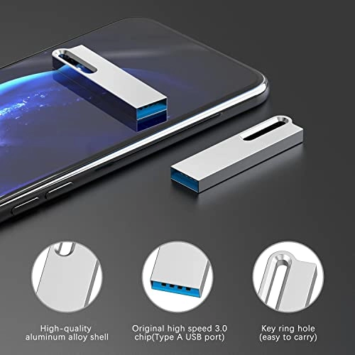 LED Indicator Swivel Thumb Drives - USB 3.0 16 GB