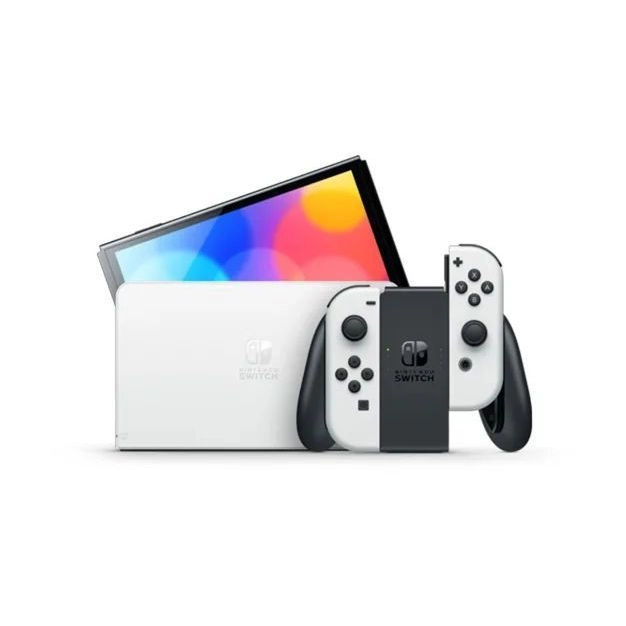 Nintendo Switch OLED - White Joy-Con Bundle