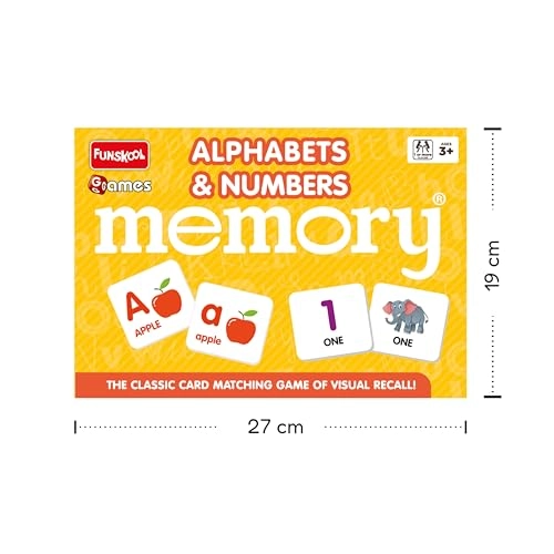 Memory Alphabets and Nos - 3 years and up