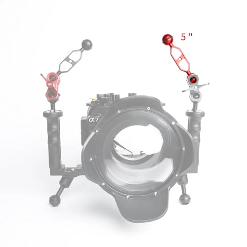 Double Ball Extension Arm - 5" 1" Ball Head Underwater