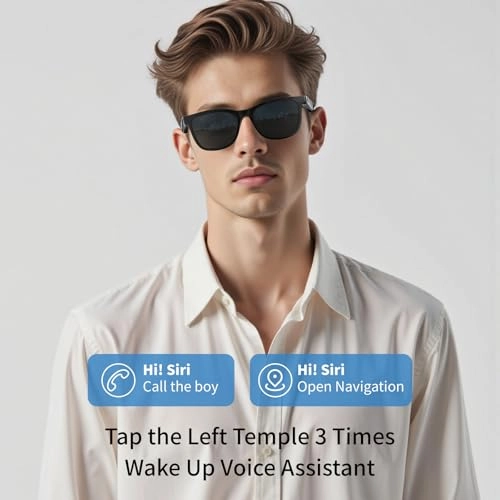 AI Smart Glasses - 116 Languages Bluetooth 5.4 UV400