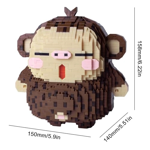 Animal Series Micro Building Blocks - Monkey 2242 pcs