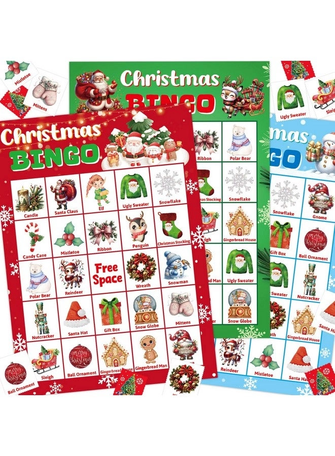 ceiba tree Merry Christmas Bingo Game - 24 Players
