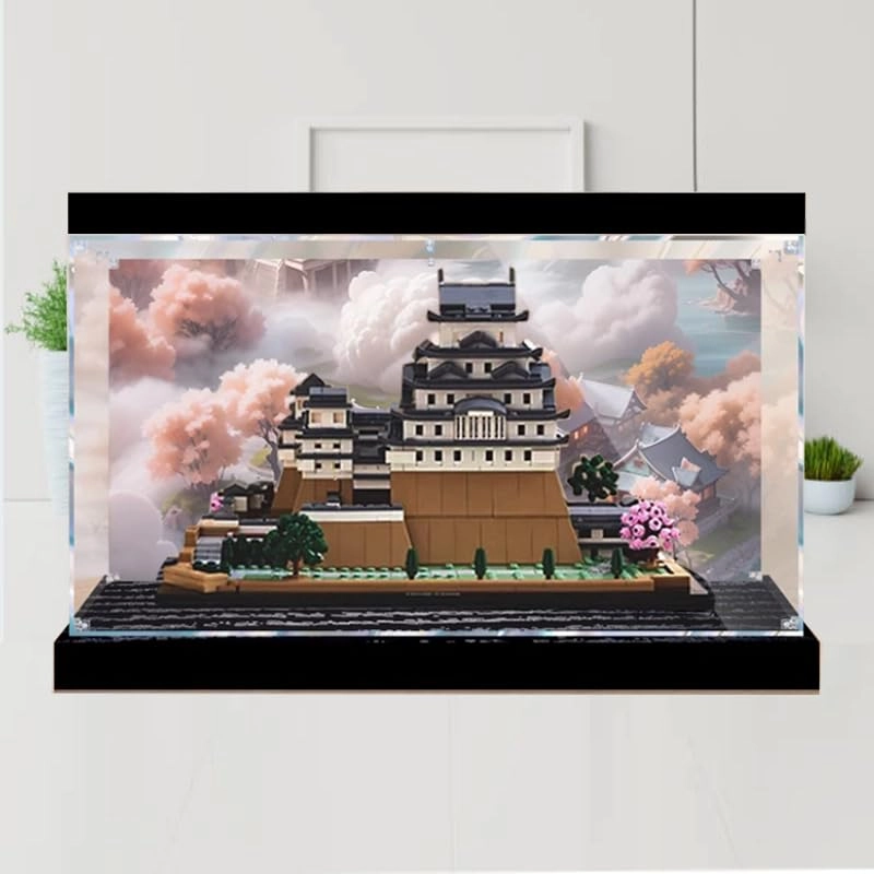 Display Case for LegoArchitecture 21060 - 40x30x30cm High Bottom