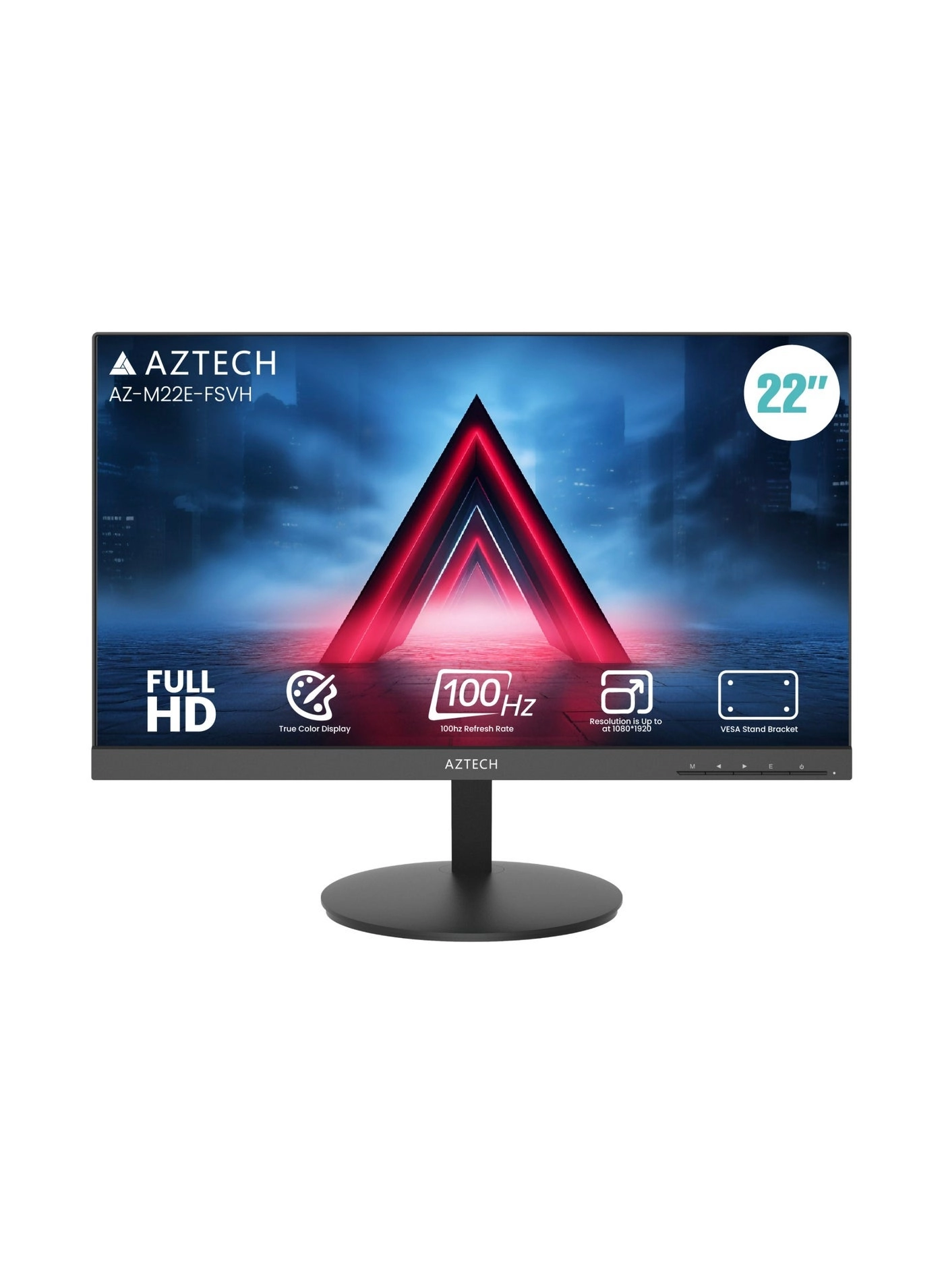 Aztech AZ-M22E-FSVH - 22 Inch 1920x1080