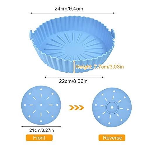 Air Fryer Silicone Pot - Silicone Pack of 2