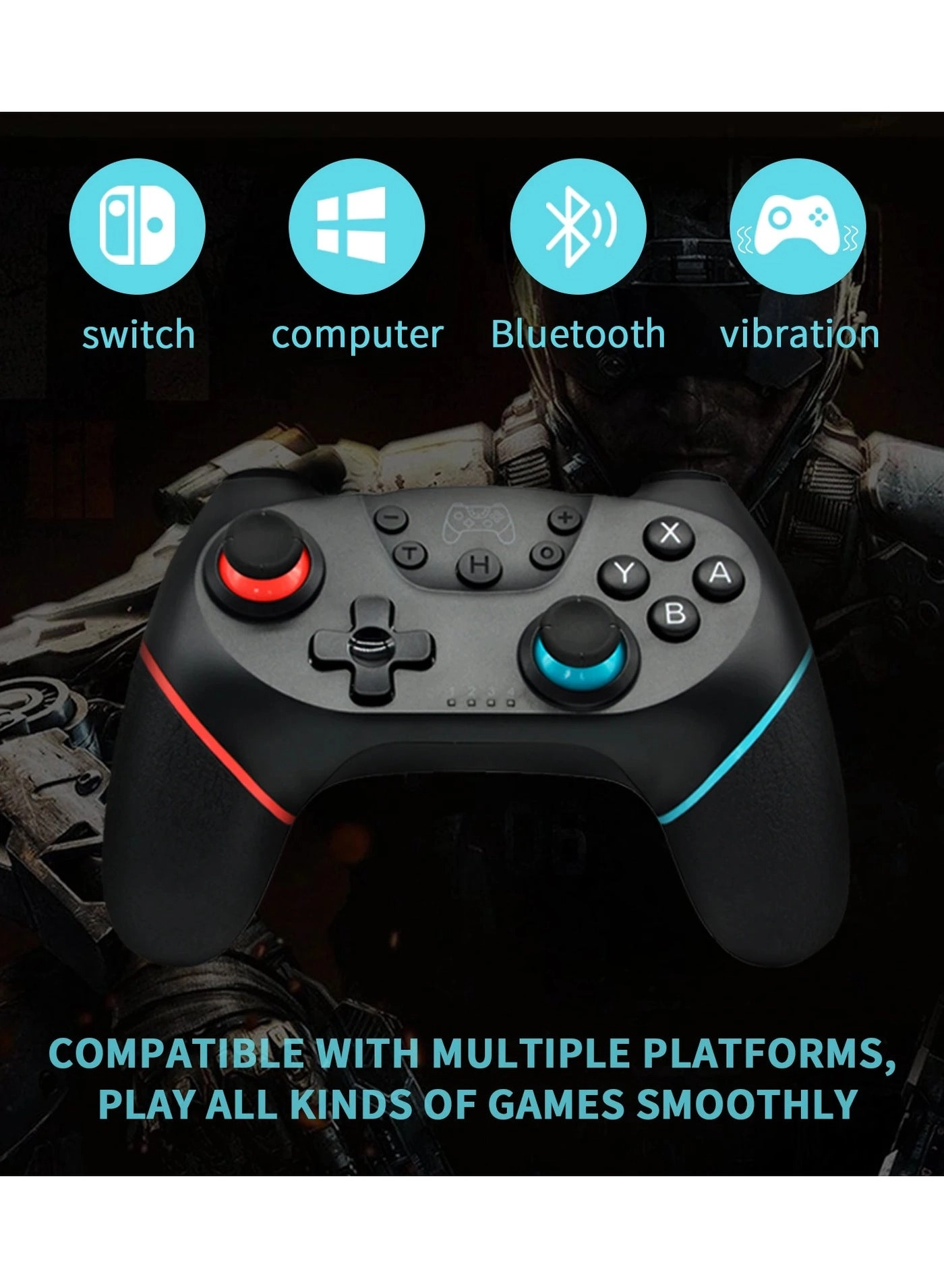 PC Switch Phone X10 Wireless Gaming Controller Purple