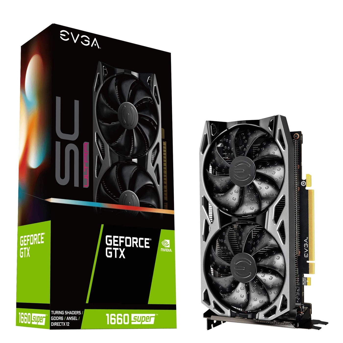 EVGA GeForce GTX 1660 Super SC Ultra Gaming - 6GB