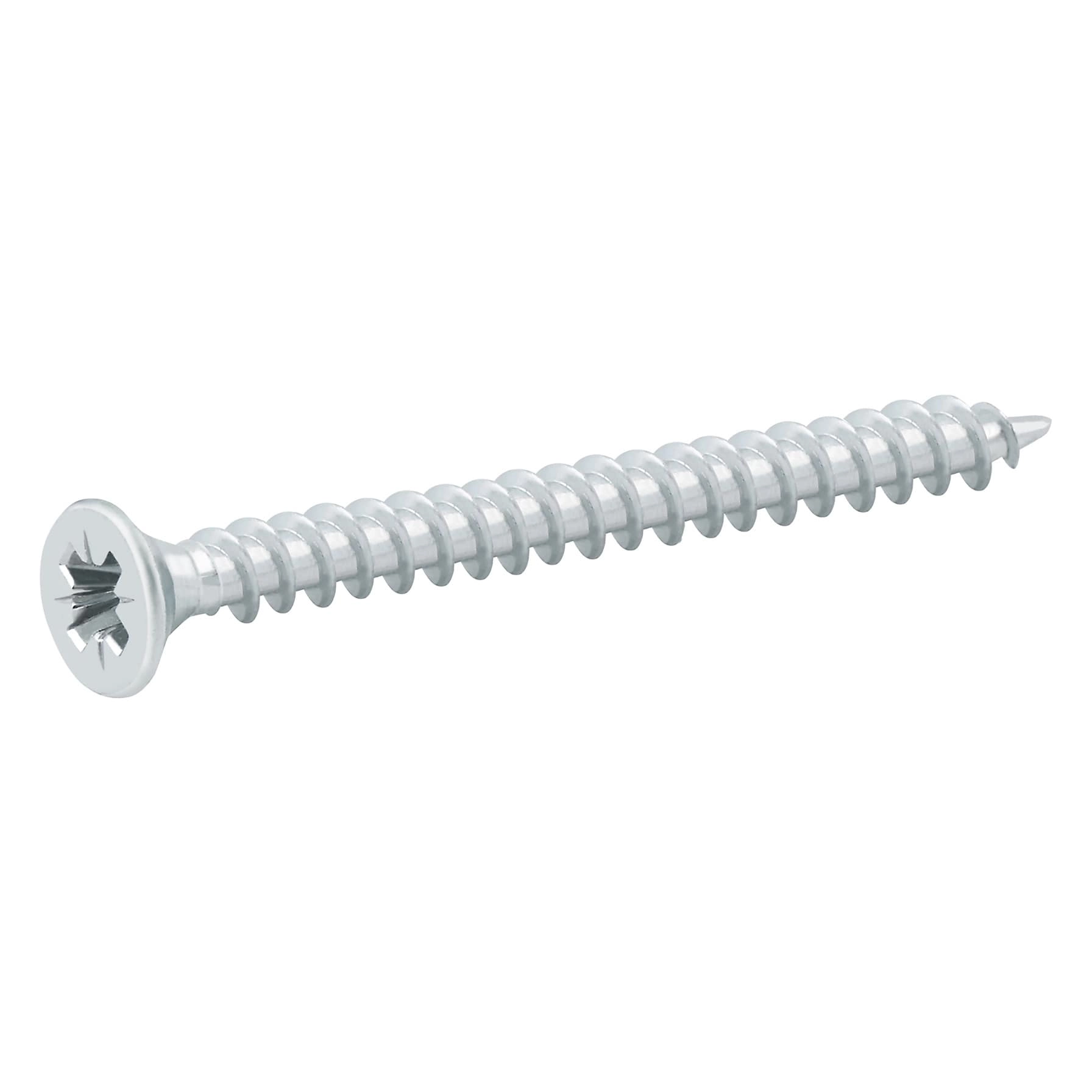Diall Zinc-Plated Carbon Steel Wood Screw Pack 4mm 50mm
