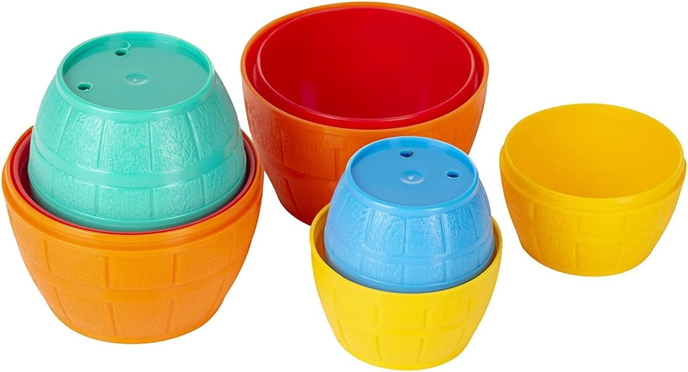 Stacking Barrels - Suitable for 12 Months & above 5 Pieces