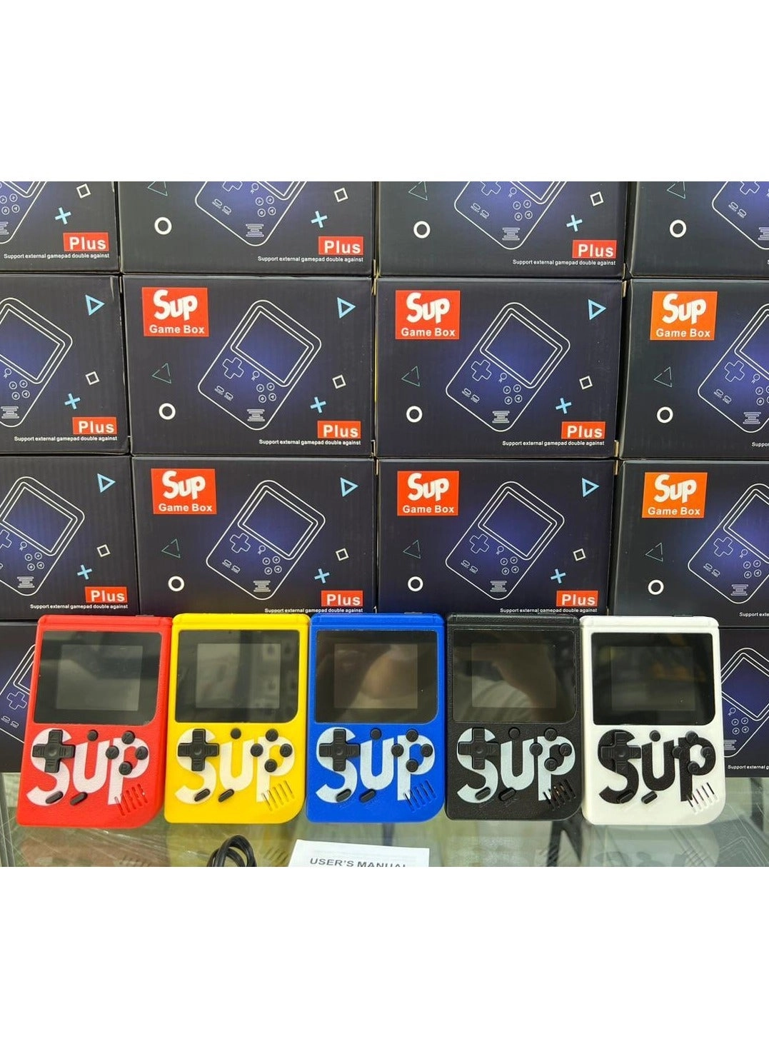 Handheld Game Console - 400 Built-in Games 3-Inch Color Screen Rechargeable Battery