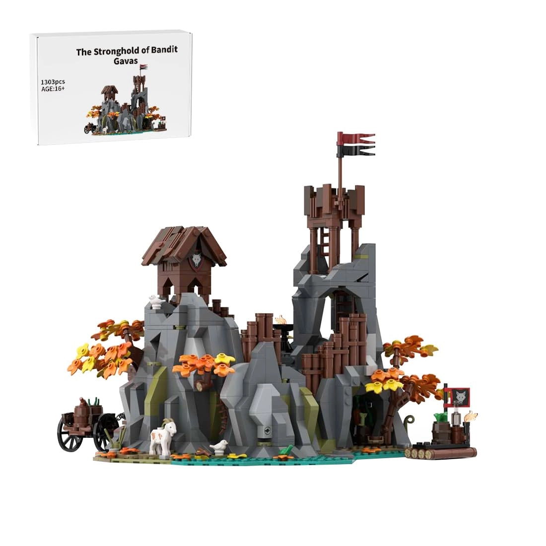 ConsoleXpress Mountain Forest Stronghold - 1393pcs