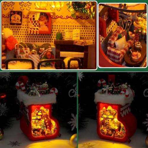 Miniature House (TY) - Christmas Stocking