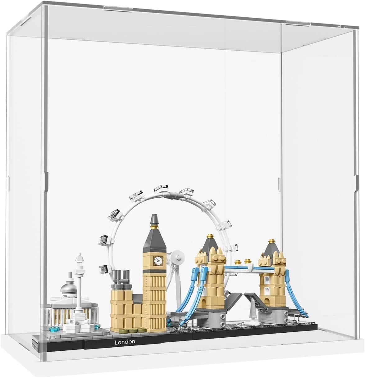 DuvinDD Acrylic Display Case - LEGO Architecture London for Paris for New York City