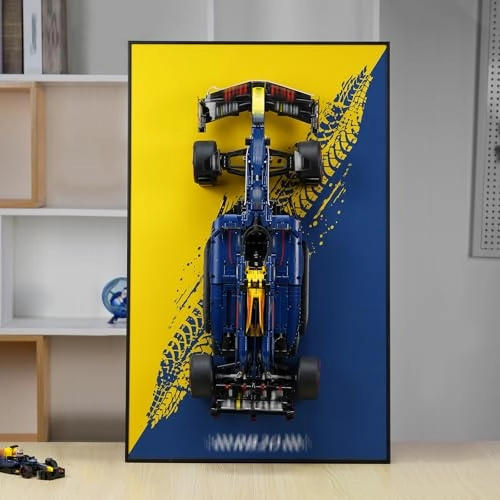 Display Wallboard for LEGO 42206 - MDF Aluminum Red Bull Racing RB20 F1