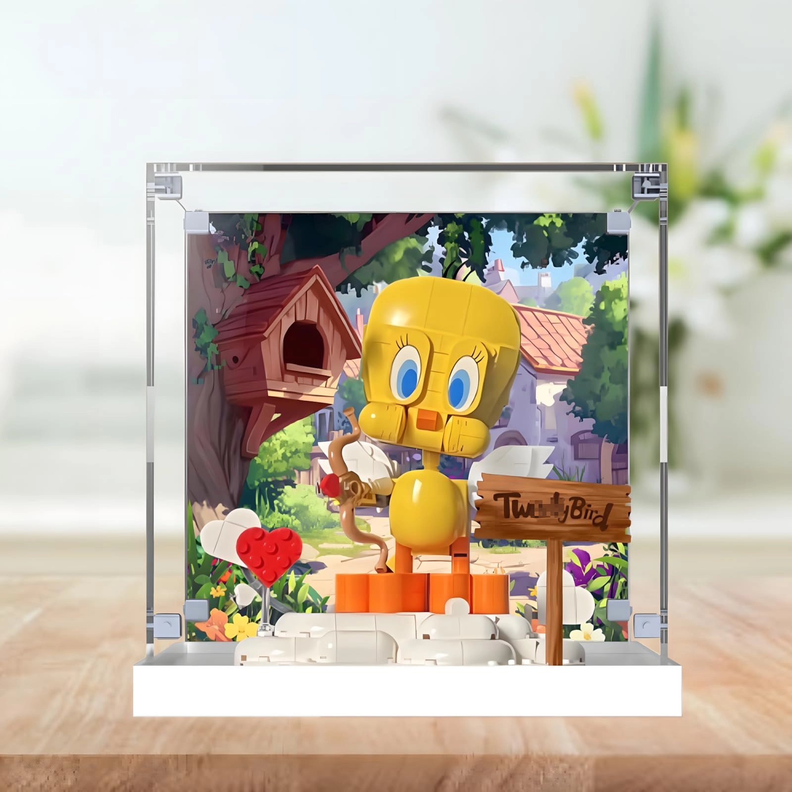 Acrylic Figures Display Box - 21x16x21cm Transparent Dustproof