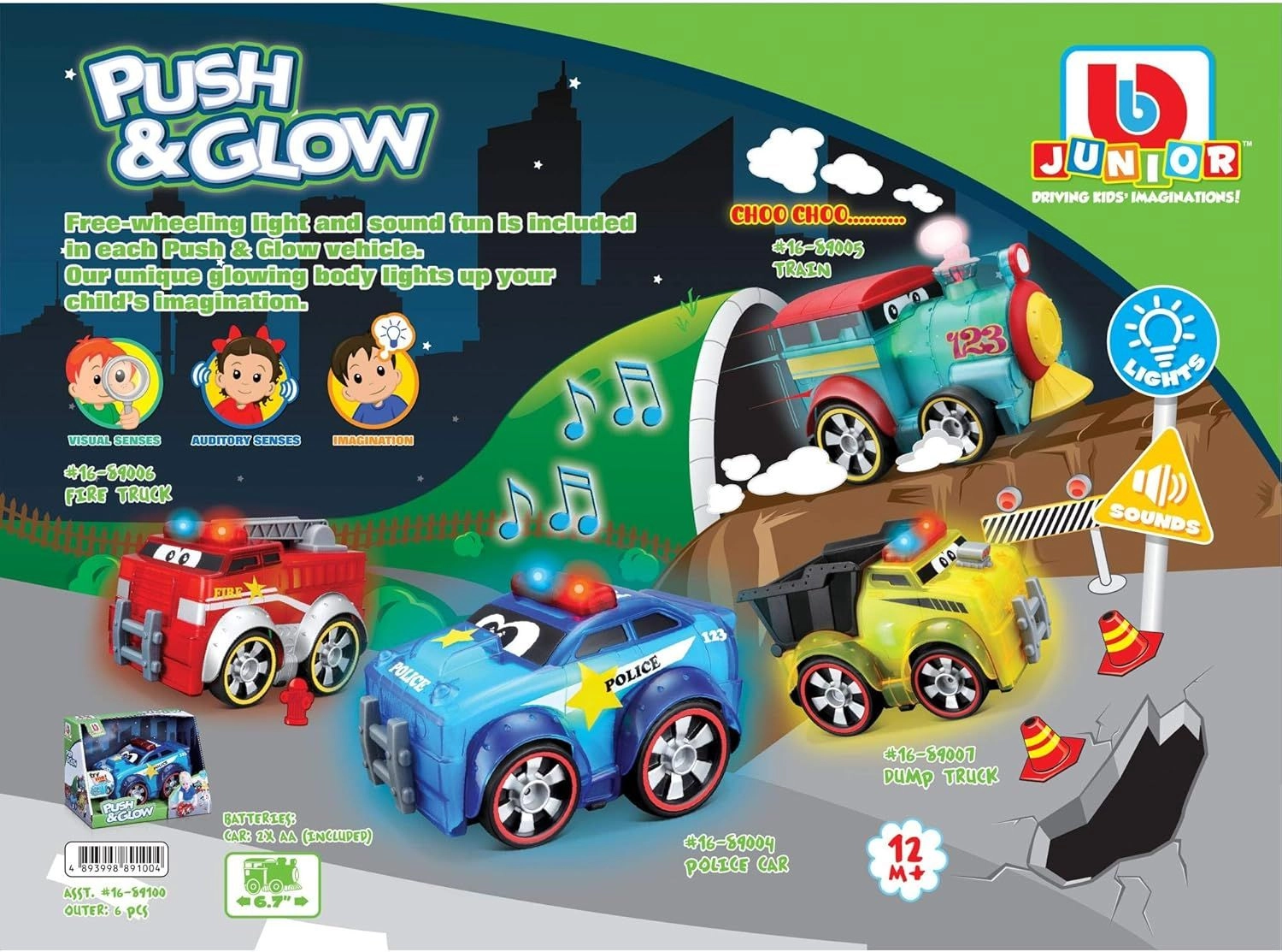 Push & Glow Dump Truck