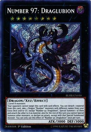 Yu-Gi-Oh! Number 97: Draglubion - BLHR-EN030 1st Edition