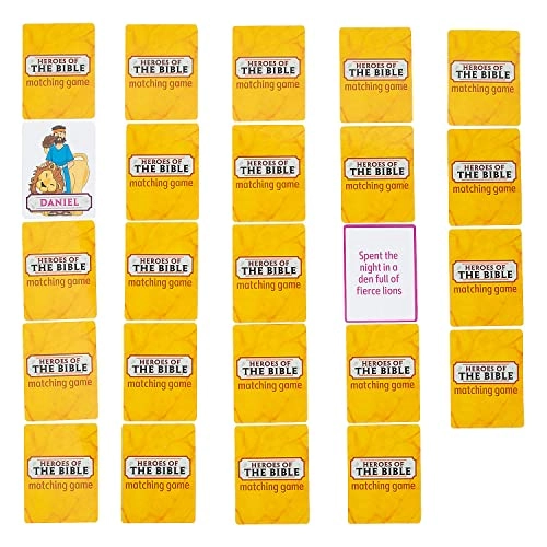 Heroes of The Bible Matching Game - 12 months and up 24 pieces