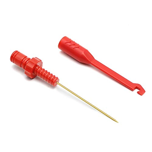 Electronic Wire Piercing Probe Clip - 2mm 2 Pack Black&Red