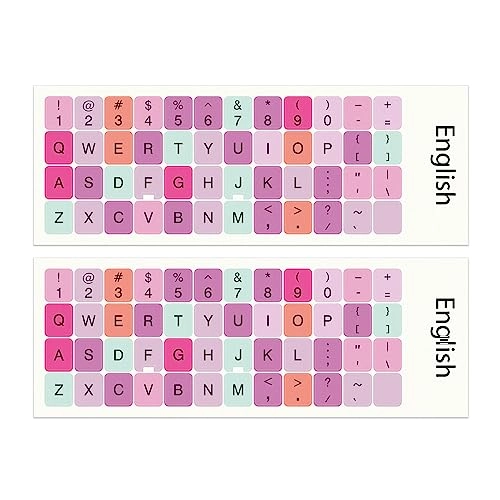 Universal English Keyboard Stickers - US