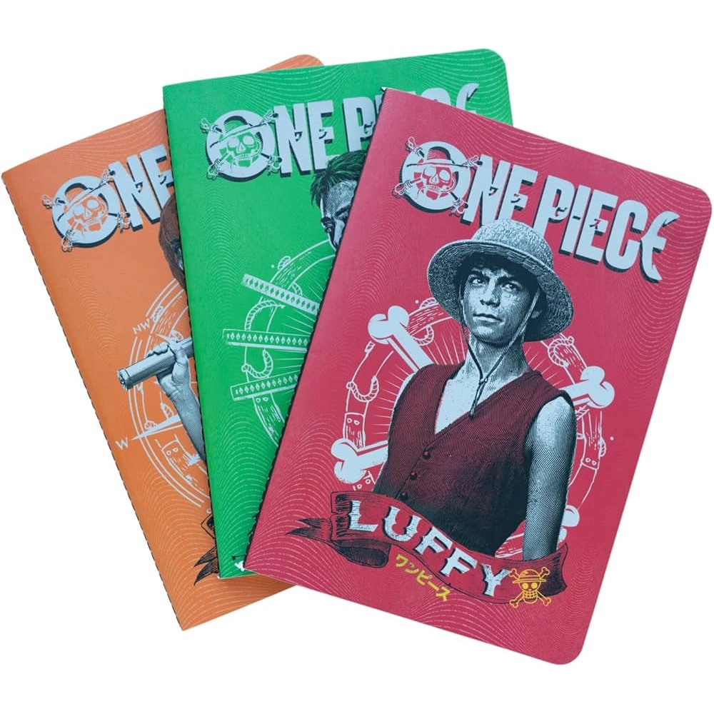 FUNKO TOYS One Piece Monkey D Luffy + One Piece Roronoa Zoro + One Piece Nami A5 - 3 Pieces