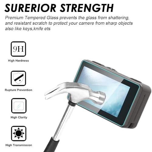 Screen Protector - 6PCS 9H + Lens Film - Ultra-Clear - DJI OSMO Action Camera