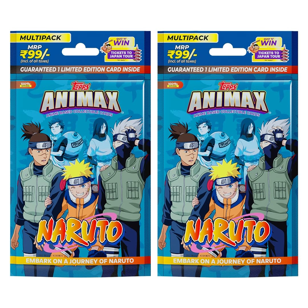 Animax 2024 Official Naruto Collectible Card Game - English 20pcs Multipack of 2