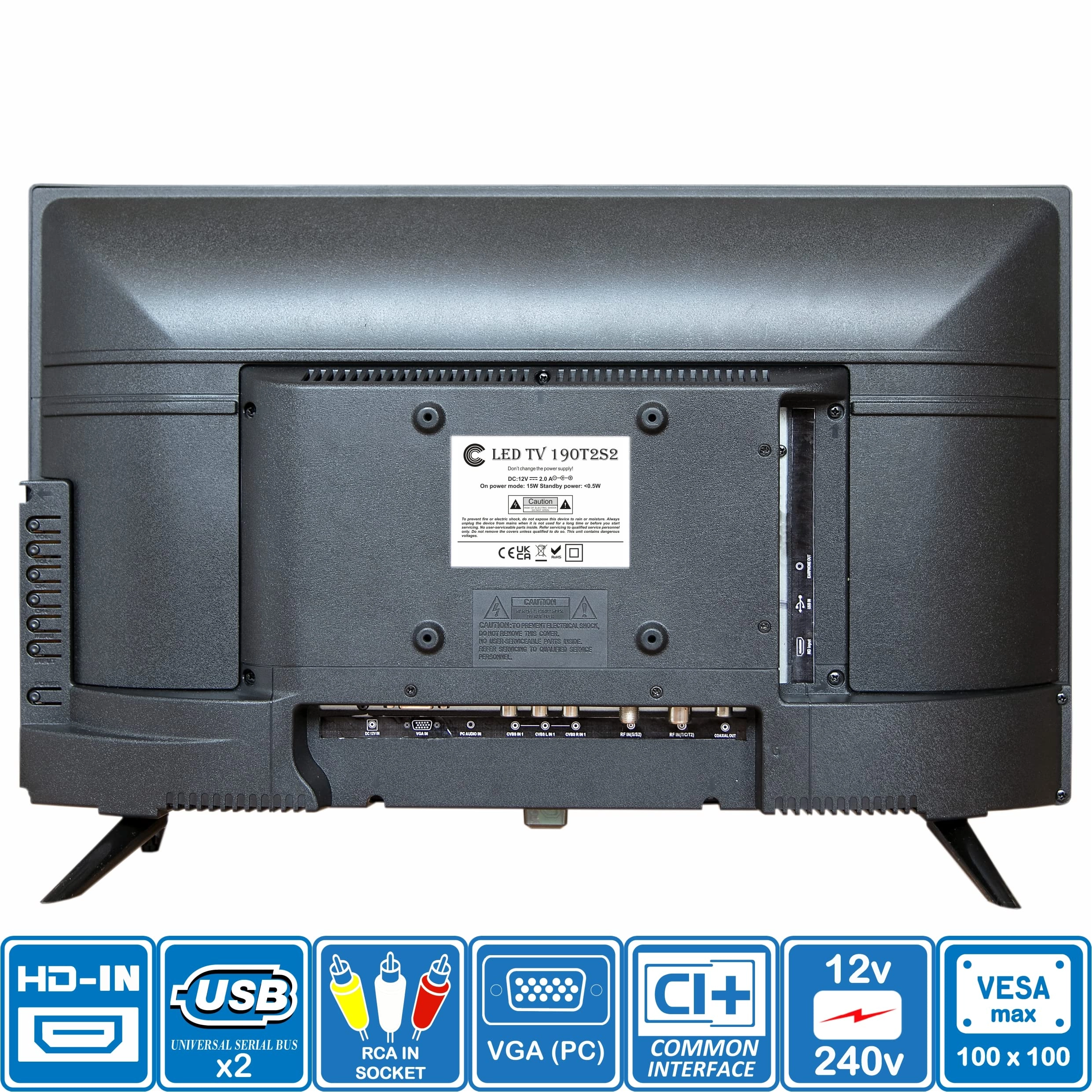 19ET2S2 - 720p 19 Inches
