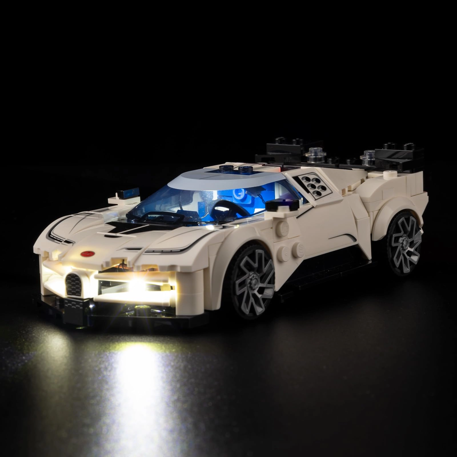 Nitemode Light kit Compatible with Leg0 77240 Bugatti Centodieci Hyper Sports Car - LED