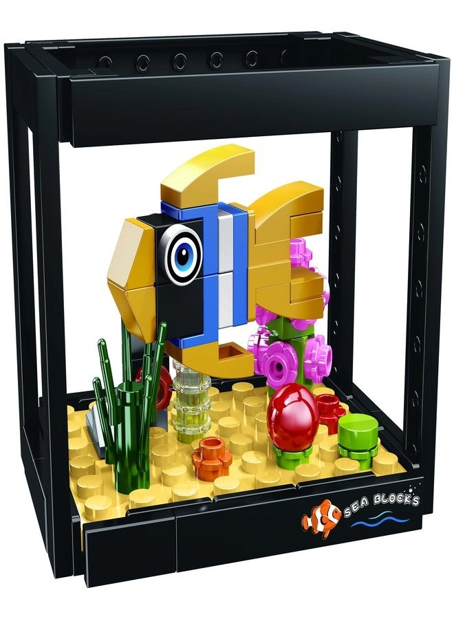 8-in-1 Dream Ocean Fish Tank Blue-Spotted Flounder - 92 pcs