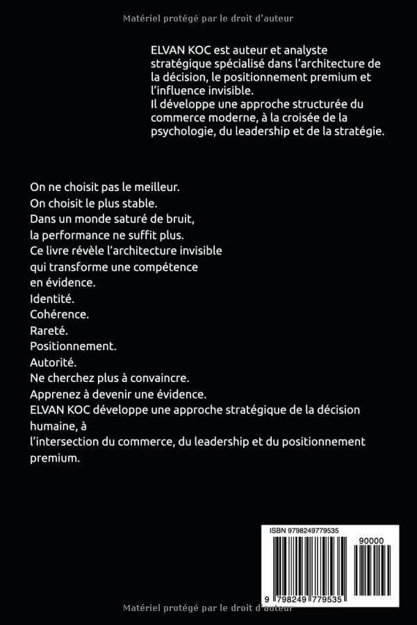 L'Art d'être choisi - Le commerce de la préférence et du positionnement