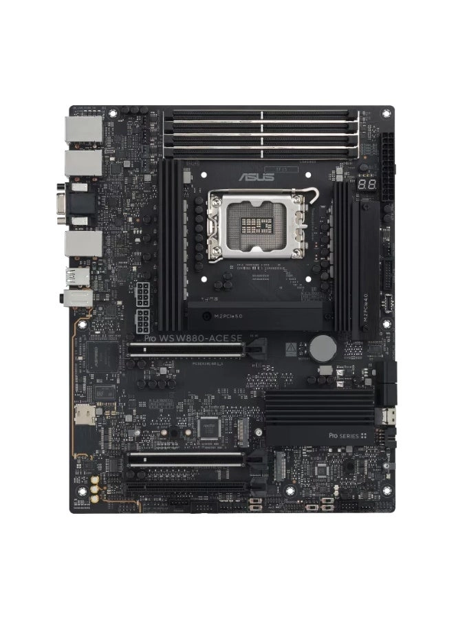 ASUS Pro WS W880‑ACE SE - Intel LGA1851 4× M.2 NVMe