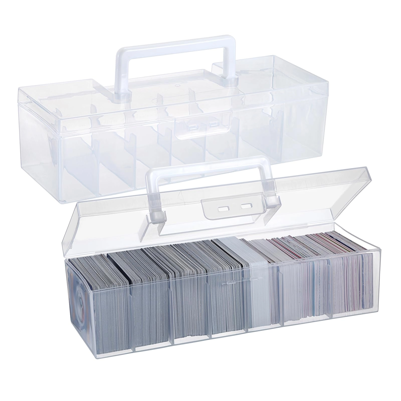 OGANAZI Transparent Playing Cards Box