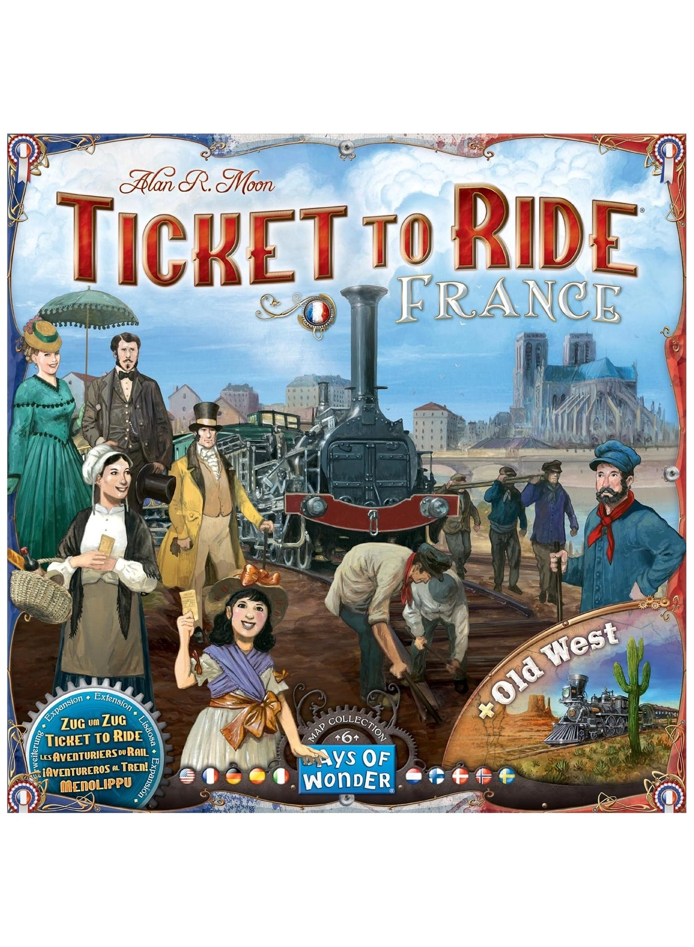 Ticket To Ride: Vol 6: France & Old West Expansion