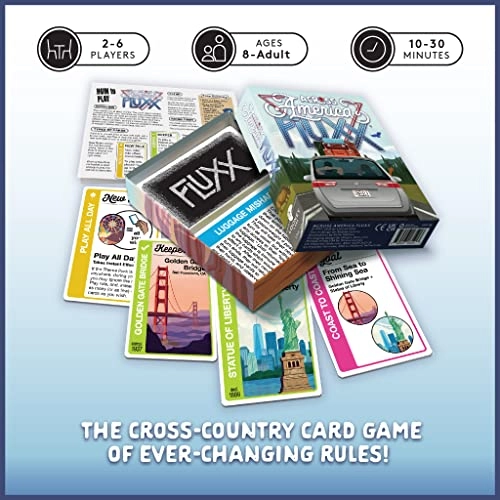 Across America Fluxx - Card Game