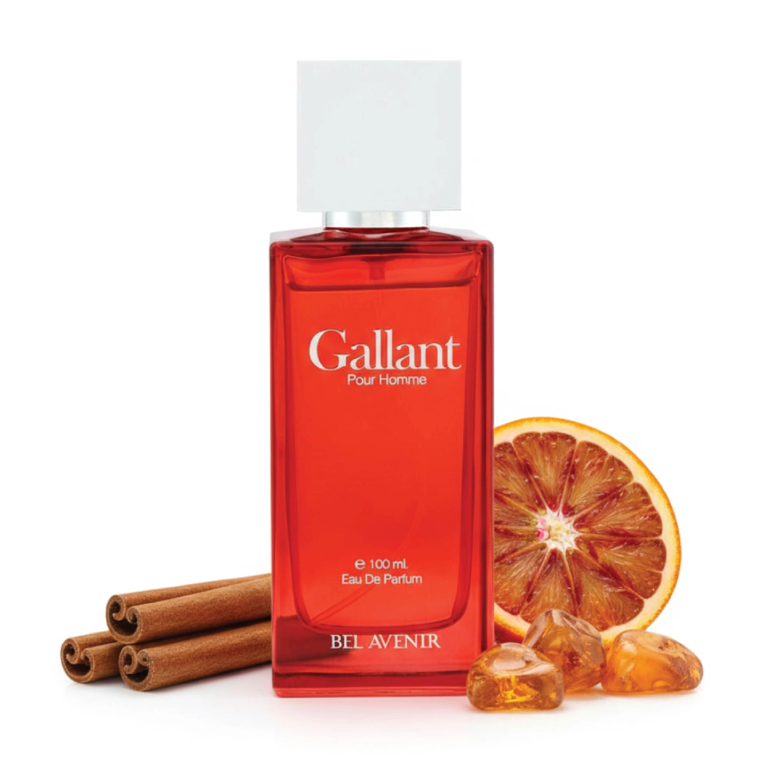 Bel Avenir 102, Shree Ganesh Ind Estate, Waliv, Vasai (E), Palghar - 401208 GALLANT Eau de Parfum 100ml