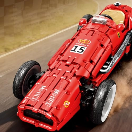 Classic Racing Car - 1:8 Clamping Building Blocks Kit