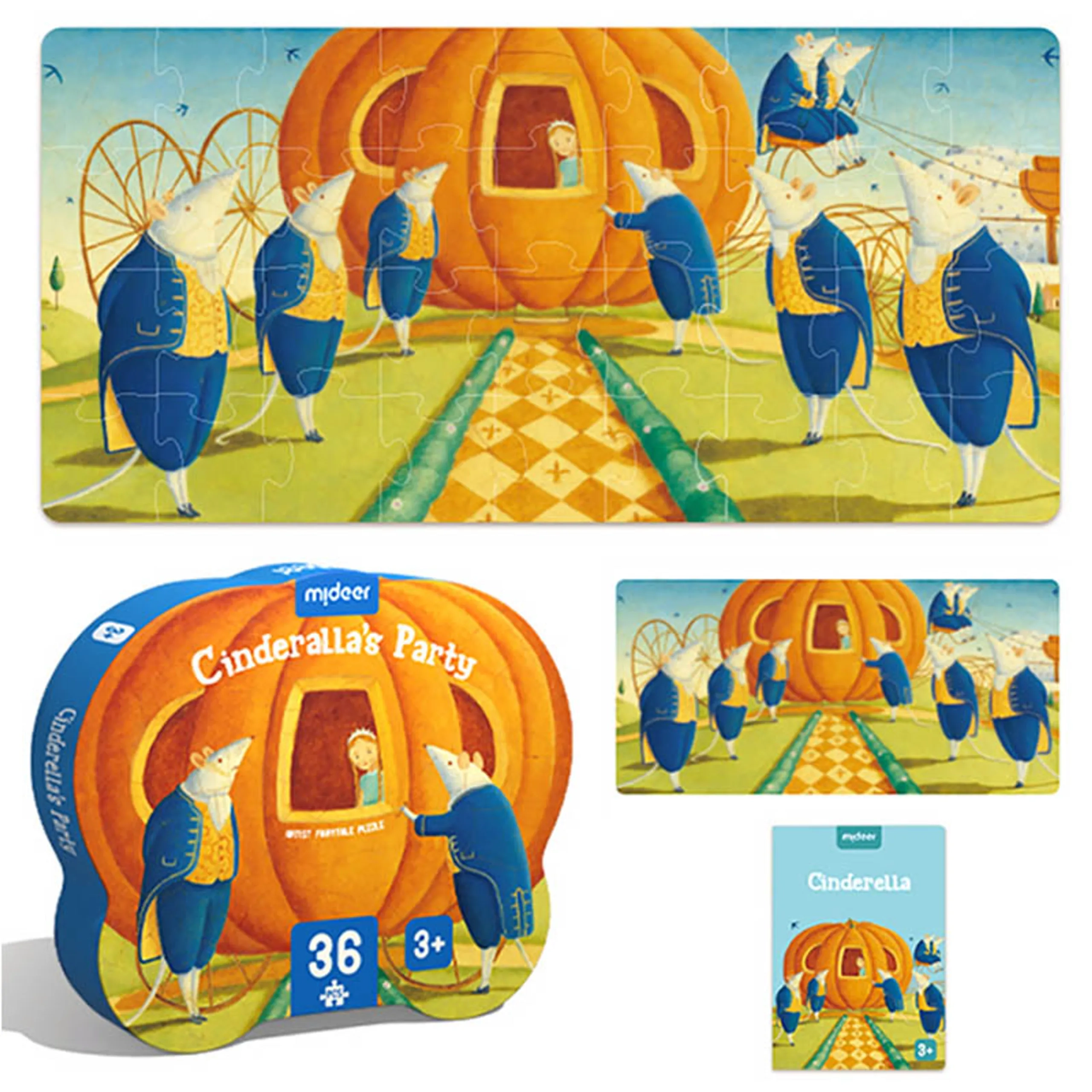 Cinderella's Party Puzzle (TOP-MD3207) - 36 pcs