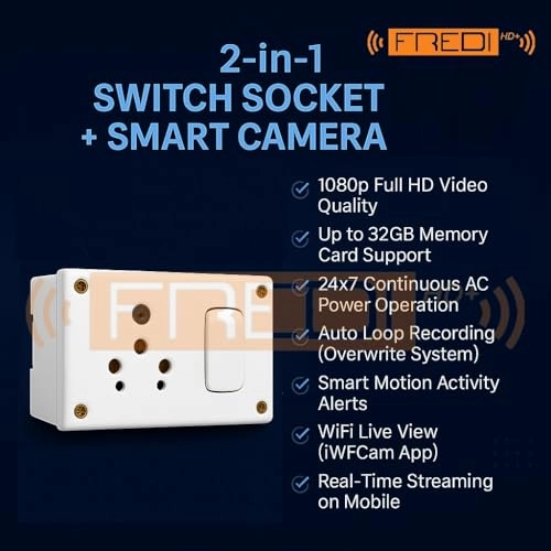 WiFi Socket Camera 1080P