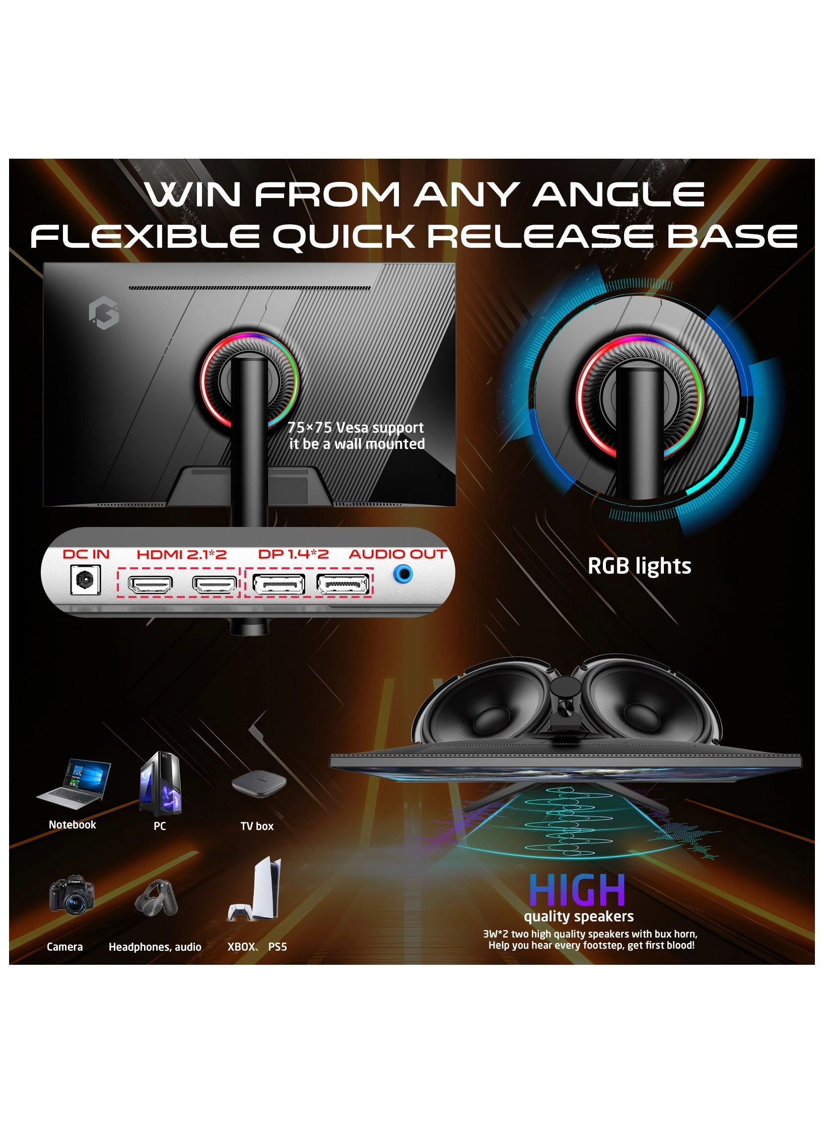 Titan Pro X Series - GOTX27FHD540IPS 27 in 1920 X 1080 pixels