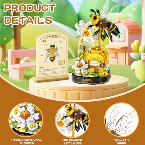 Bee Flower Building Blocks - Bee 526 pcs