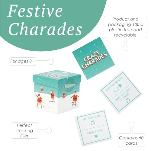 Crazy Charades - 60 Cards Christmas