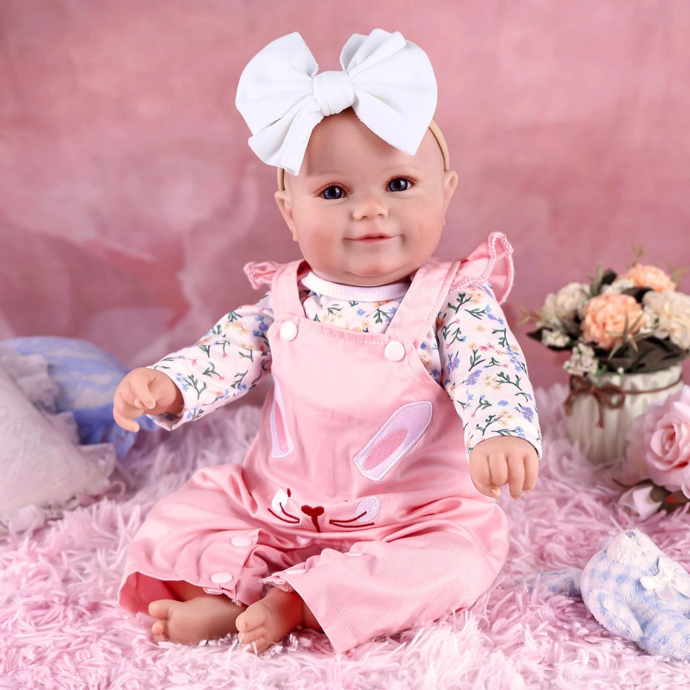 Reborn Baby Doll - 20 Inch Soft Fabric Vinyl Ages 3+
