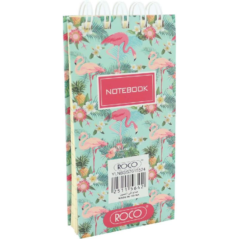 Memo Notebook A7 Spiral - Lined 60 Sheets