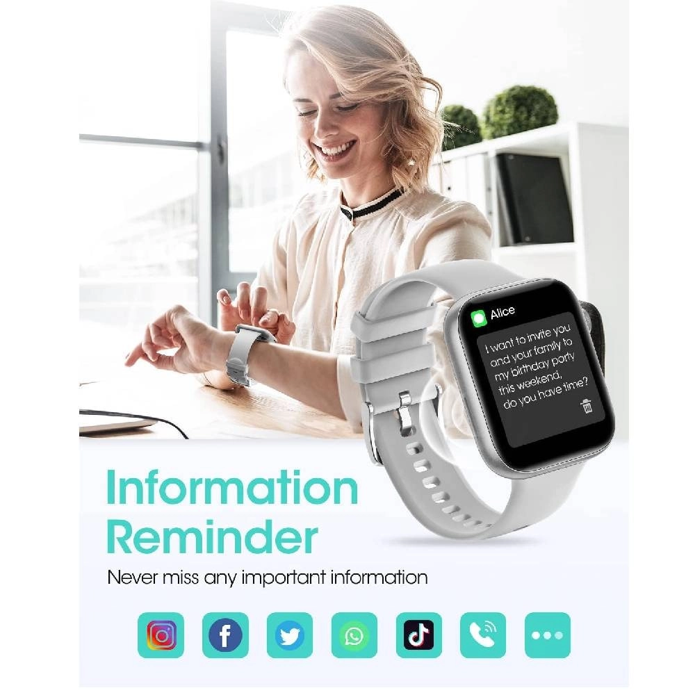 Smart Watch Answer - Black IPS 4–7 Days